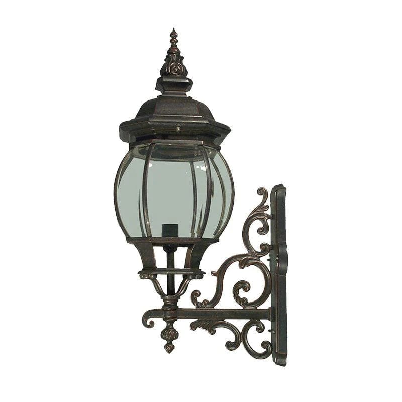 Lode Lighting Wall Lights FLINDERS 1LT LARGE WALL BRACKET EXTERIOR - ANTIQUE BLACK OR ANTIQUE BRONZE Lights-For-You EXL933BZD8