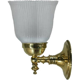 Lode Lighting Wall Lights Kline Wall Light Brass With Zipper 23 Glass by Lode Lighting Lights-For-You 3000336