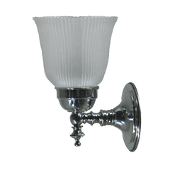 Lode Lighting Wall Lights Kline Wall Light Chrome With Zipper 23 Glass by Lode Lighting Lights-For-You 3010091