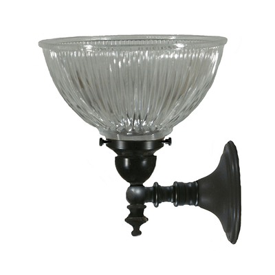 Lode Lighting Wall Lights Koscina Wall Light Patina Black With Claredon Small Glass Lights-For-You 3020145