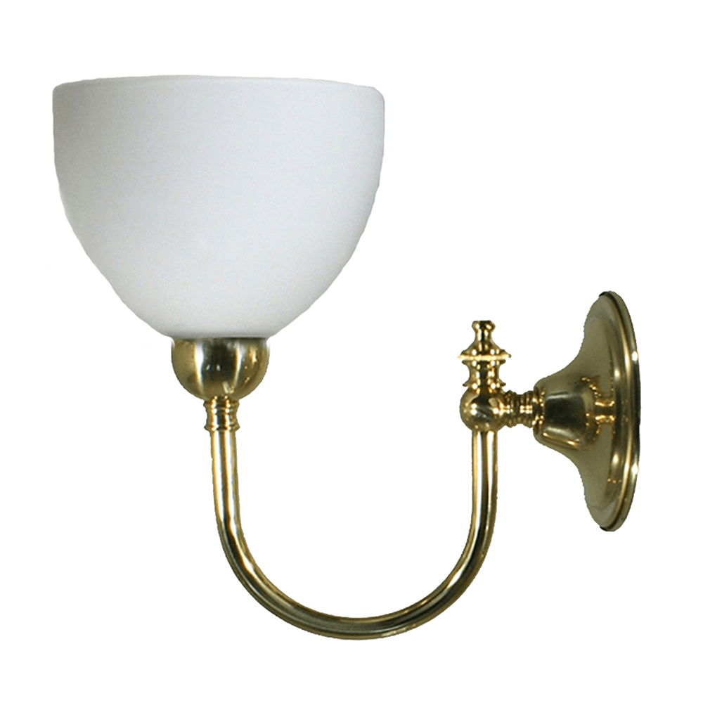 Lode Lighting Wall Lights Loxton Wall Light With Decatron Opal Matt Glass Lights-For-You 3000180