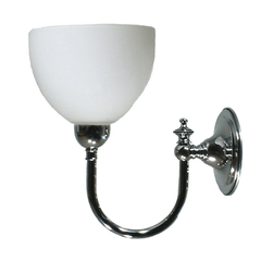 Lode Lighting Wall Lights Loxton Wall Light With Decatron Opal Matt Glass Lights-For-You 3010116