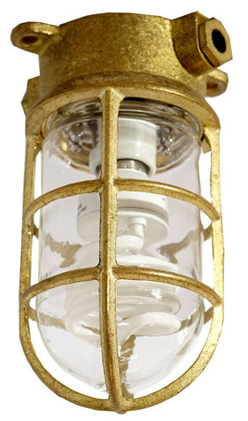 Lode Lighting Wall Lights Regatta Outdoor Ceiling Mount Light 1Lt Solid Brass Lights-For-You 1001206