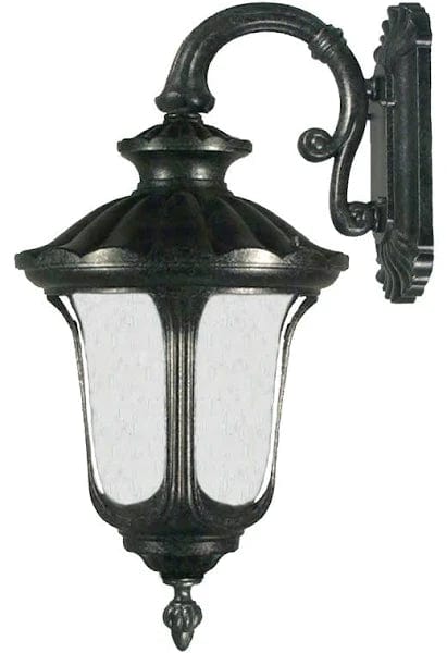 Lode Lighting Wall Lights WATERFORD 1LT LARGE WALL BRACKET EXTERIOR - ANTIQUE BLACK Lights-For-You EXL847BKD8