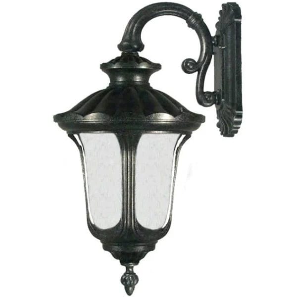 Lode Lighting Wall Lights ANTIQUE BLACK WATERFORD 1LT SMALL WALL BRACKET EXTERIOR - ANTIQUE BLACK Lights-For-You EXL807BKD8