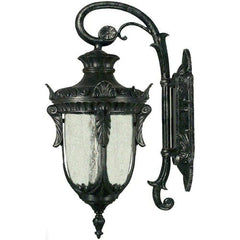 Lode Lighting Wall Lights WELLINGTON 1LT LARGE WALL BRACKET EXTERIOR - ANTIQUE BLACK Lights-For-You EXL804BKD8