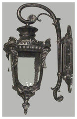 Lode Lighting Wall Lights WELLINGTON 1LT MEDIUM WALL BRACKET EXTERIOR - ANTIQUE BLACK Lights-For-You EXL806BKD8