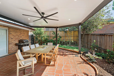 Hunter Pacific Magnum 2 DC Ceiling Fan in a living space