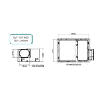 Martec Lighting Bathroom Heaters 380m³/hr Aspire 3-in-1 Bathroom Heater Exhaust Fan & 20w Lights-For-You MBHA800W 9312375506966