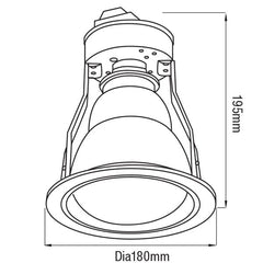 Martec Lighting Bathroom Heaters Uno Bathroom Heater Single Heat in White Lights-For-You MBHU1LW 9312375504023