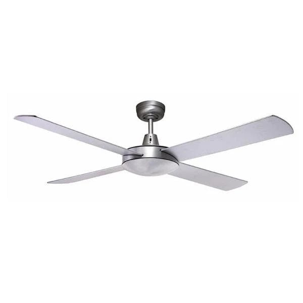 Martec Lighting Ceiling Fans 52" AC Ceiling Fan In White, Black Or Brushed Aluminium Lights-For-You DLS134B 9312375904205