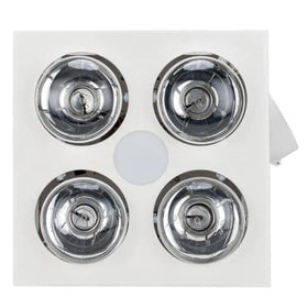 Martec Lighting Exhaust Fans 300m³/h Forme 4 LED 3 in1 Tricolour Bathroom Lights-For-You MBHF4LW 9312375507048