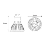 Martec Lighting Globes 6w LED GU10 Globe Warm White Lights-For-You