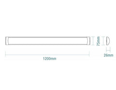 Martec Lighting LED Battens Blade LED Surface Mounted Light Lights-For-You MLBF12345W 9312375504184