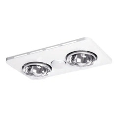 Martec Lighting Lighting Essence 2 – 3 in 1 Bathroom Heater and Exhaust Fan with LED Light in White Lights-For-You MBHE2LW