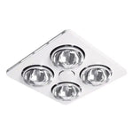 Martec Lighting Lighting Essence 4 – 3 in 1 Bathroom Heater and Exhaust Fan with LED Light in White Lights-For-You MBHE4LW