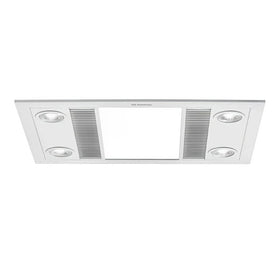 Martec Lighting Lighting Linux DC 3 in 1 Bathroom Heater and Exhaust Fan with Tricolour LED Light in White Lights-For-You MBHLDC1000W