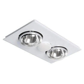 Martec Lighting Lighting Striker 2 – 3 in 1 Bathroom Heater and Exhaust Fan with Tricolour LED Light in White Lights-For-You MBHS2LW