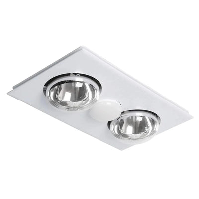 Martec Lighting Lighting Striker 2 – 3 in 1 Bathroom Heater and Exhaust Fan with Tricolour LED Light in White Lights-For-You MBHS2LW