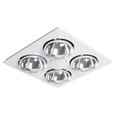 Martec Lighting Lighting Striker 4 – 3 in 1 Bathroom Heater and Exhaust Fan with Tricolour LED Light in White Lights-For-You MBHS4LW