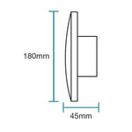 Martec Lighting Outdoor Wall Lights Torino Outdoor LED Wall Light Lights-For-You