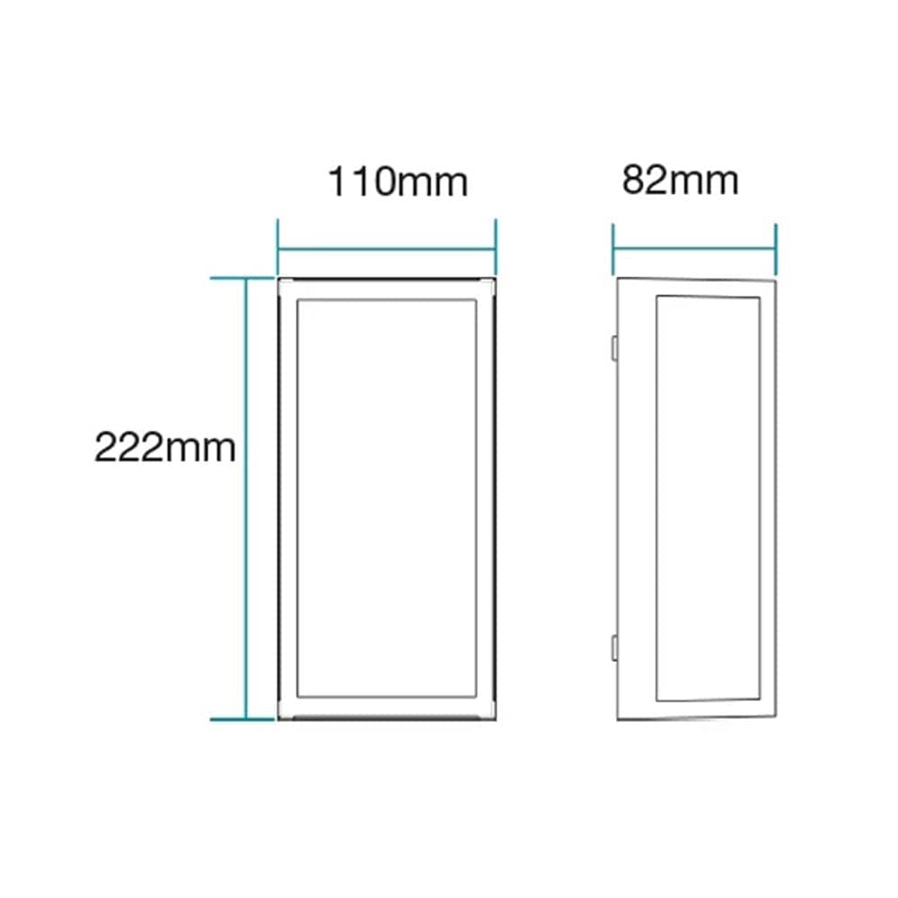 Martec Lighting Wall Lights Ashton Outdoor LED Wall Light 10w Lights-For-You