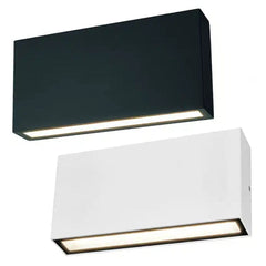 Modus LED Up/Down Wall Light 10w in Matt Black or White