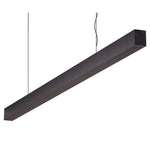 Domus Maxi 40 1.2m Long Pendant Black Dimmable 4k Flat Diffuser