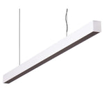 Domus Maxi 40 1.2m Long Pendant White Dimmable 3k Flat Diffuser