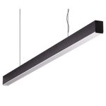 Domus Maxi 40 1.2m Long Pendant Black Dimmable 4k High Diffuser