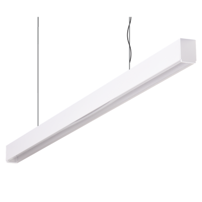 Domus Maxi 40 1.2m Long Pendant White Dimmable 3k High Diffuser