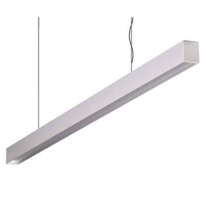 Domus Maxi 40 1.2m Long Pendant Aluminium Dimmable 3k Low Diffuser