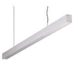 Domus Maxi 40 1.7m Long Pendant Aluminium Dimmable 3k Flat Diffuser