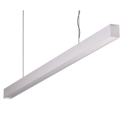 Domus Maxi 40 1.7m Long Pendant Aluminium Dimmable 4k Flat Diffuser