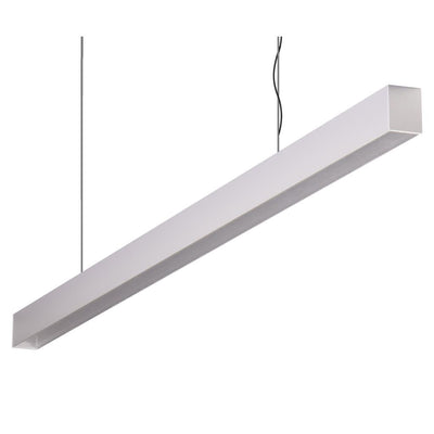 Domus Maxi 40 1.7m Long Pendant Aluminium Dimmable 4k Flat Diffuser