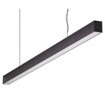 Domus Maxi 40 1.7m Long Pendant Black Dimmable 4k Flat Diffuser