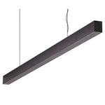Domus Maxi 40 1.7m Long Pendant Black Dimmable 4k Flat Diffuser