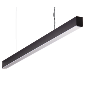 Domus Maxi 40 1.7m Long Pendant Black Dimmable 4k High Diffuser