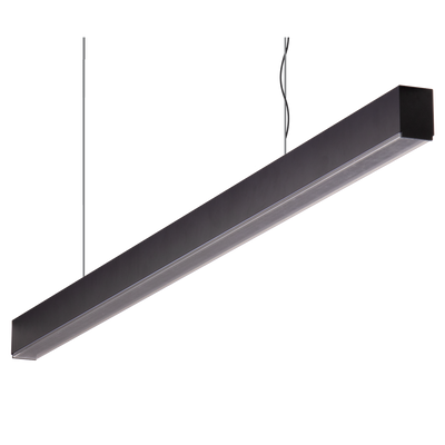 Domus Maxi 40 1.7m Long Pendant Black Dimmable 3k High Diffuser