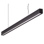 Domus Maxi 40 1.7m Long Pendant Black Dimmable 4k Low Diffuser