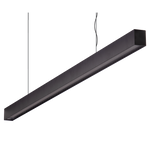 Domus Maxi 40 1.7m Long Pendant Black Dimmable 4k Low Diffuser