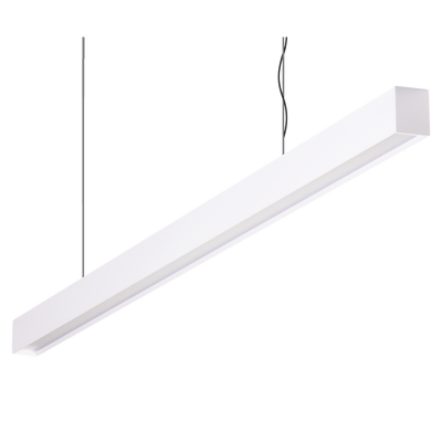 Domus Maxi 40 1.7m Long Pendant White Dimmable 3k Low Diffuser