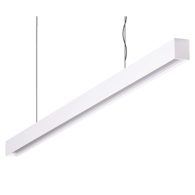 Domus Maxi 40 1.7m Long Pendant White Dimmable 3k Low Diffuser
