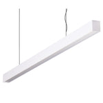 Domus Maxi 40 2.4m Long Pendant White Dimmable 4k Flat Diffuser