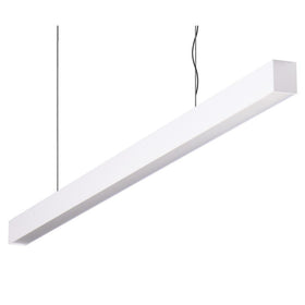 Domus Maxi 40 2.4m Long Pendant White Dimmable 4k Flat Diffuser
