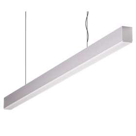 Domus Maxi 40 2.4m Long Pendant Aluminium Dimmable 4k High Diffuser