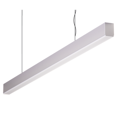Domus Maxi 40 2.4m Long Pendant Aluminium Dimmable 4k High Diffuser