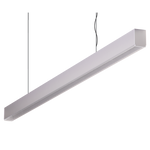 Domus Maxi 40 2.4m Long Pendant Aluminium Dimmable 3k High Diffuser
