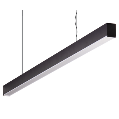 Domus Maxi 40 2.4m Long Pendant Black Dimmable 4k High Diffuser