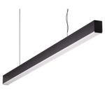 Domus Maxi 40 2.4m Long Pendant Black Dimmable 3k High Diffuser